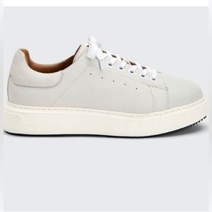 Aquatalia Bekah Sneakers in Light Gray Size 7.5